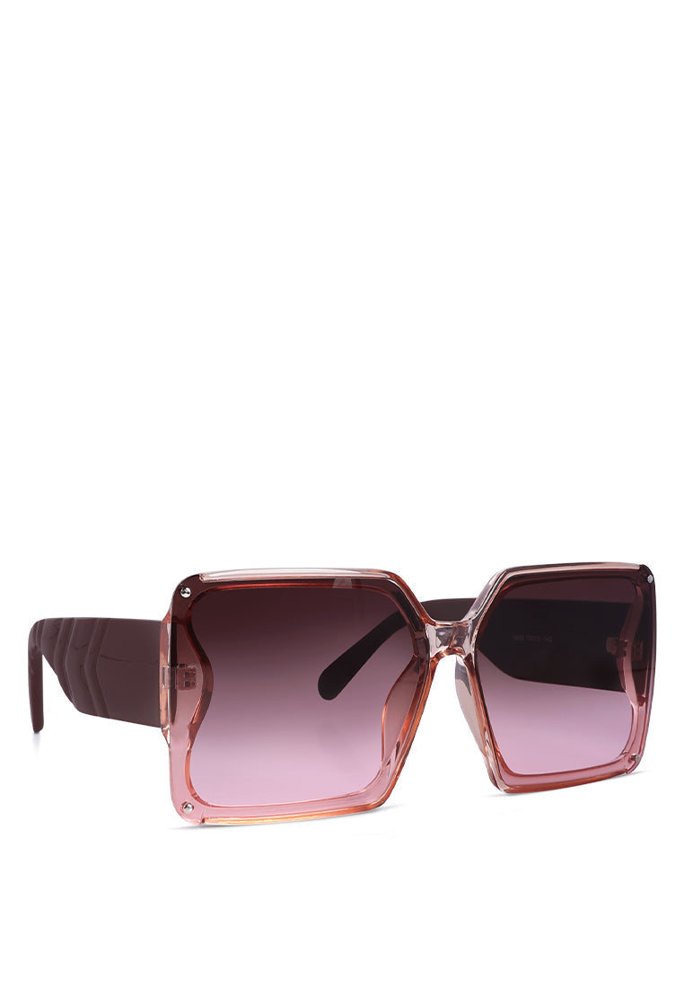 bold square sunglasses#color_pink