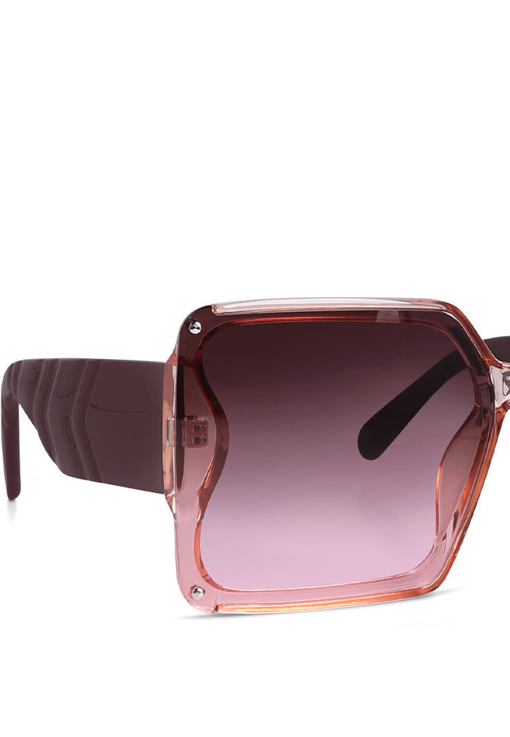 bold square sunglasses#color_pink