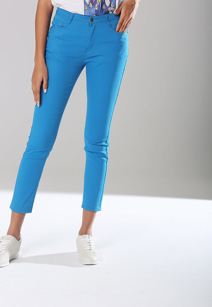 skinny casual pant#color_blue