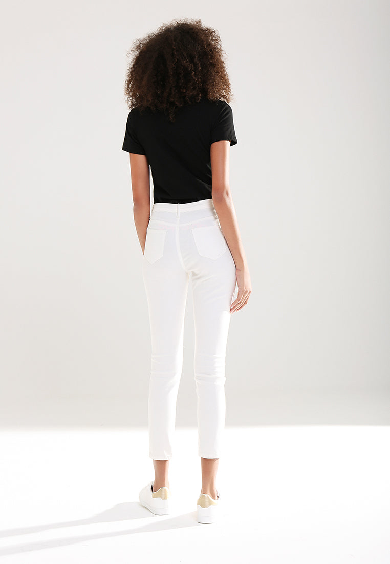 skinny casual pant#color_off-white
