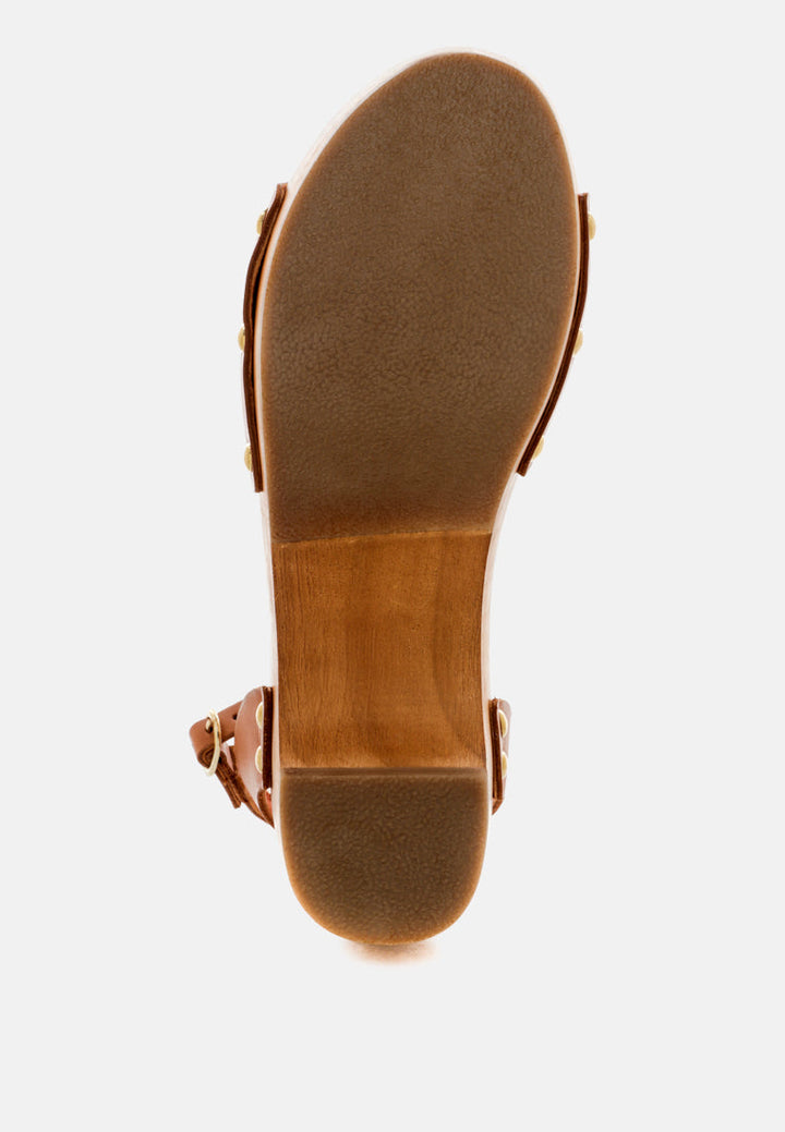 cara wooden clogs by ruw#color_tan
