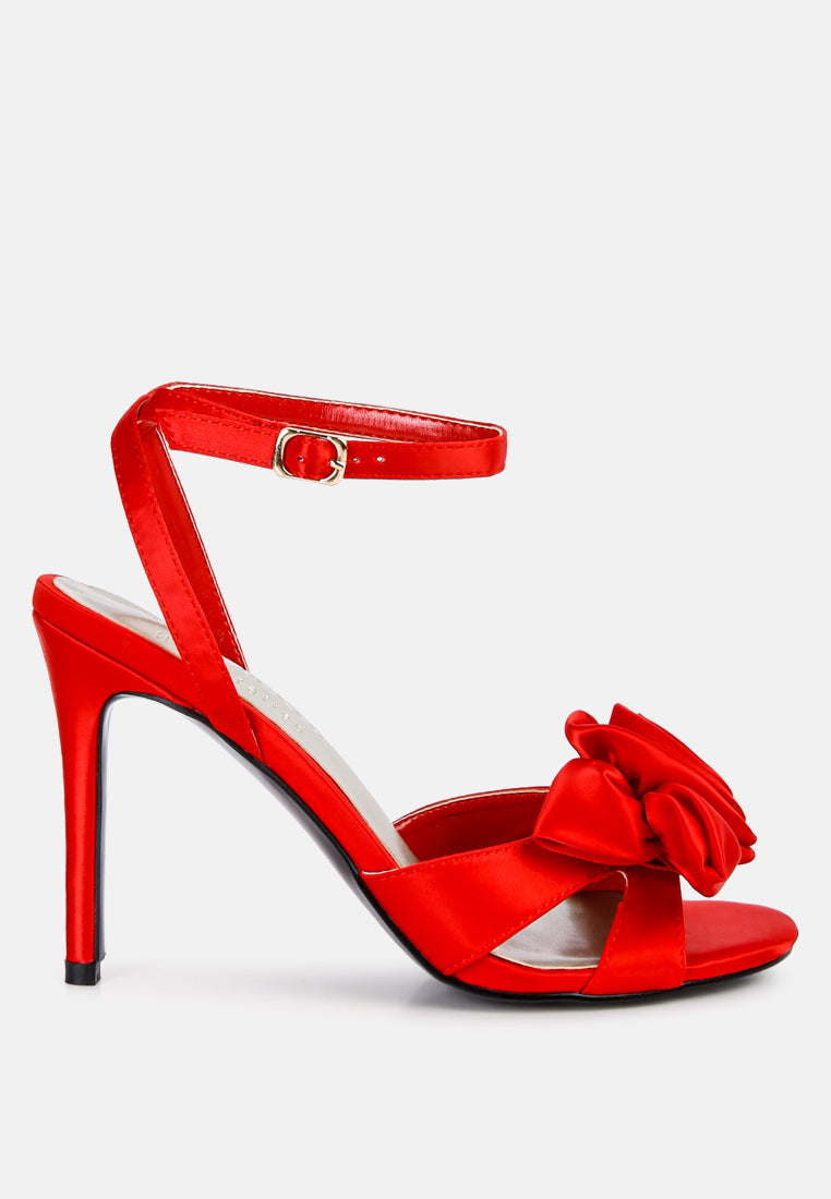 chaumet rose bow embellished sandals#color_red