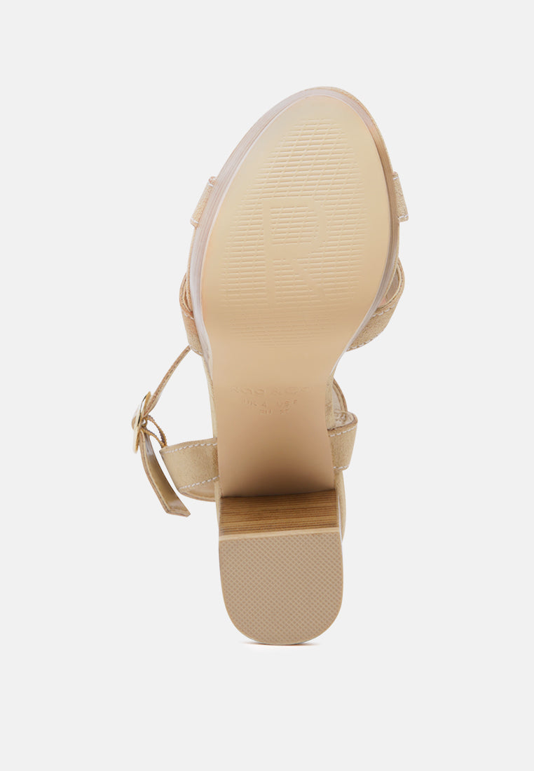 choupette suede leather block heeled sandal#color_nude