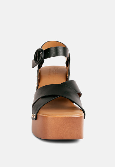cristina cross strap embellished heels#color_black