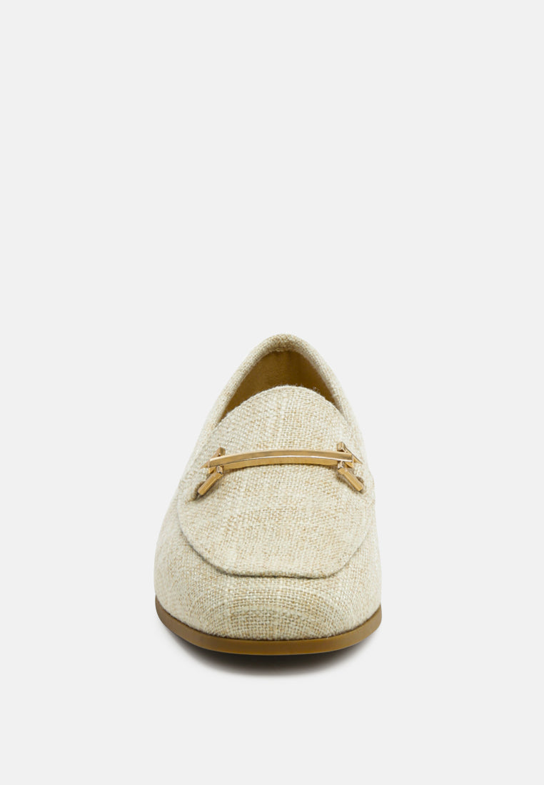 zaara solid faux suede loafers by ruw#color_beige