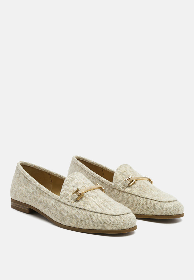zaara solid faux suede loafers by ruw#color_beige