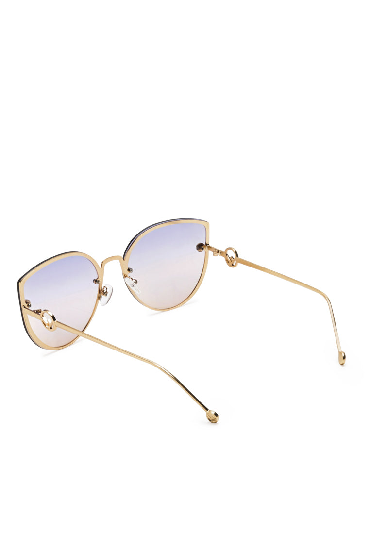 cateye sunglasses#color_blue-yellow