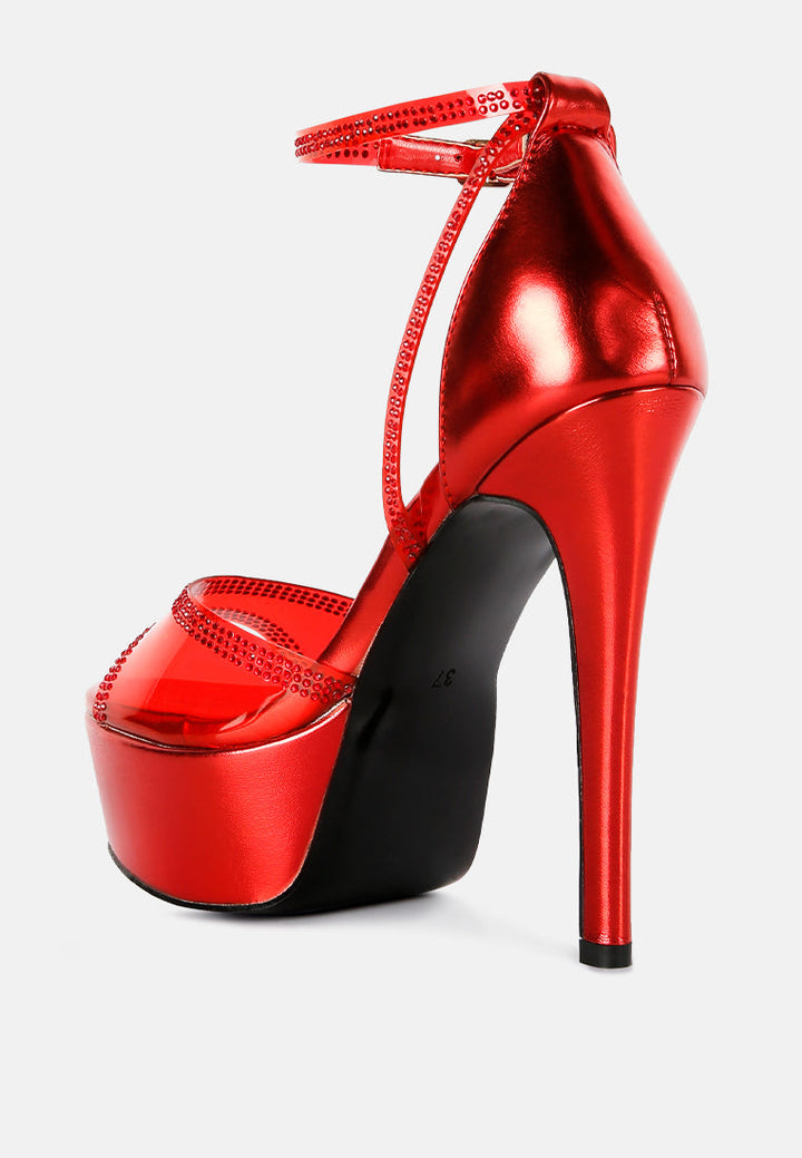 cinderella rhinestones embellished stiletto platform sandals by ruw#color_red