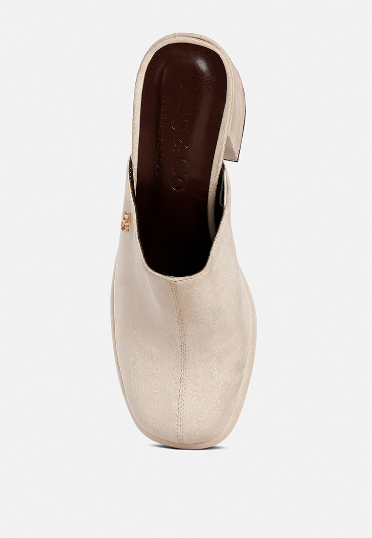 delaunay suede heeled mule sandals#color_beige