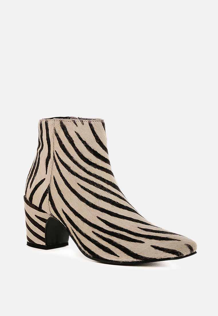 elissa ankle boots#color_zebra