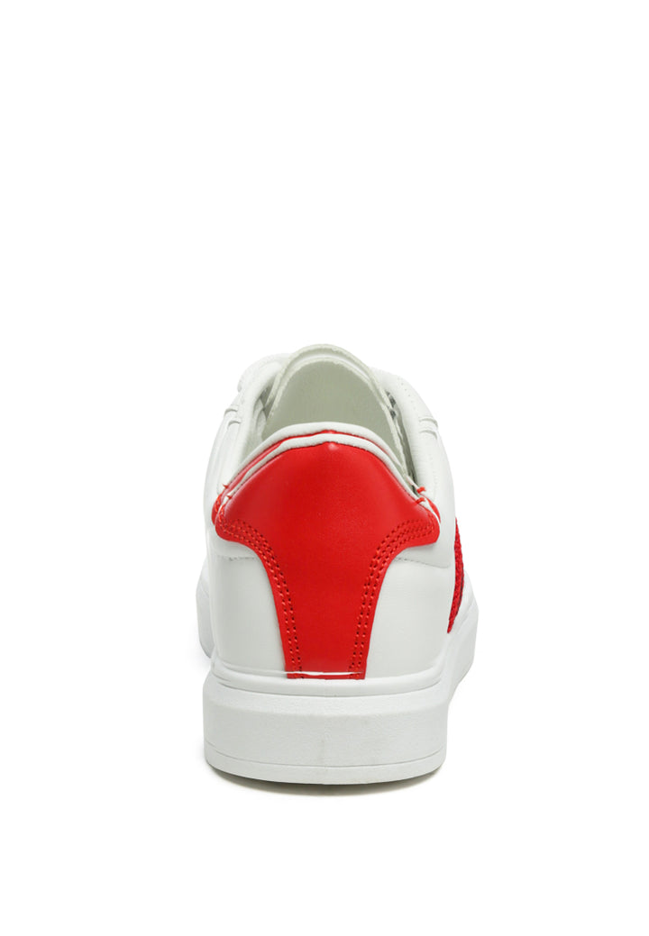 evening stroll casual active sneakers#color_red