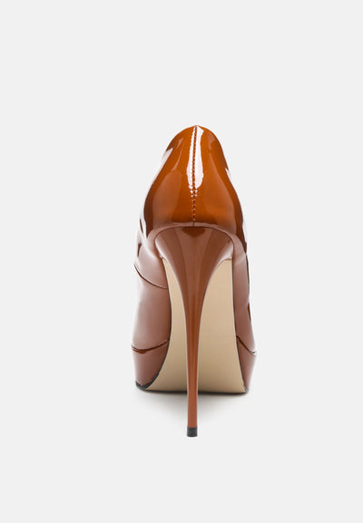 faustine stiletto pump sandals#color_mocca