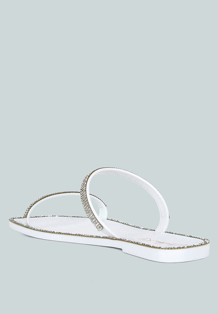 fenta diamante detail jelly flats by ruw#color_white