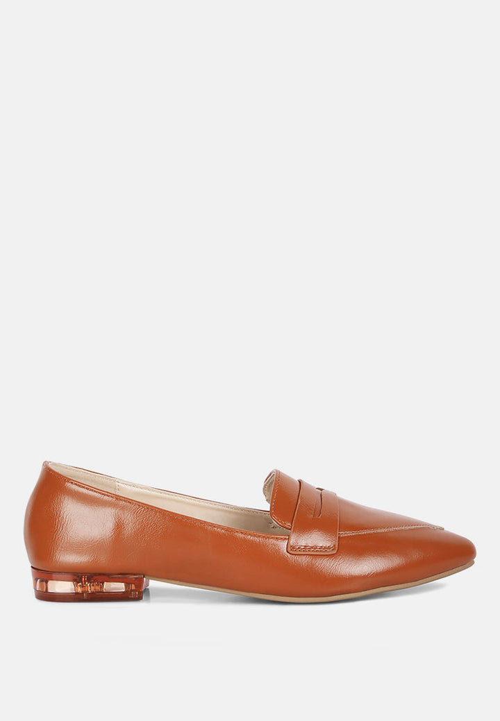 peretti flat formal loafers by ruw#color_tan