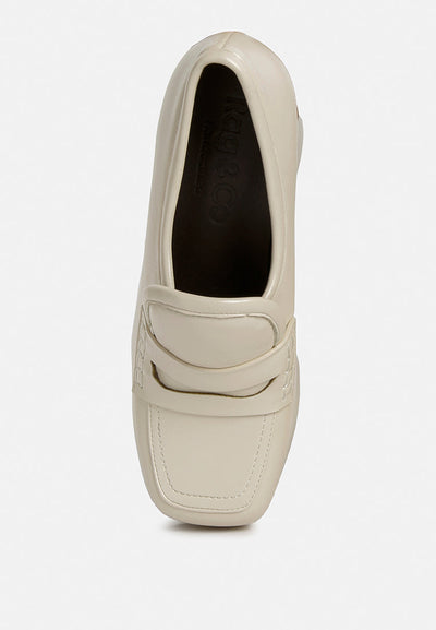 gilliam high platform wedge loafers#color_beige