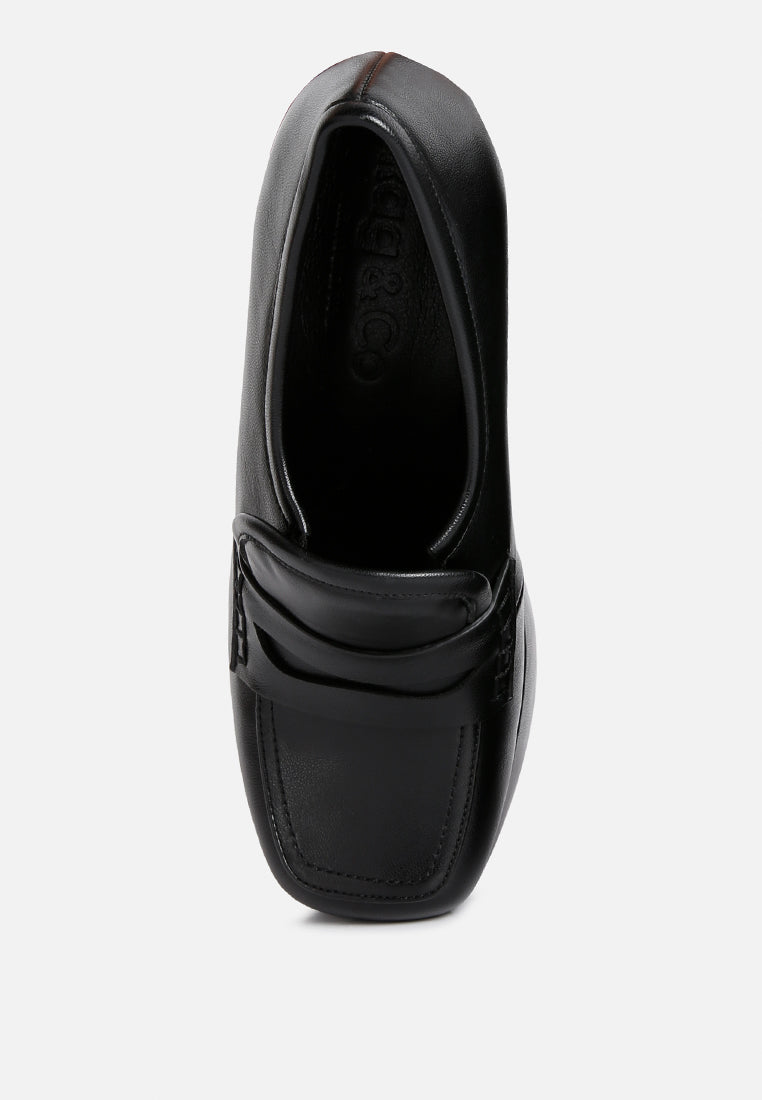 gilliam high platform wedge loafers by ruw#color_black
