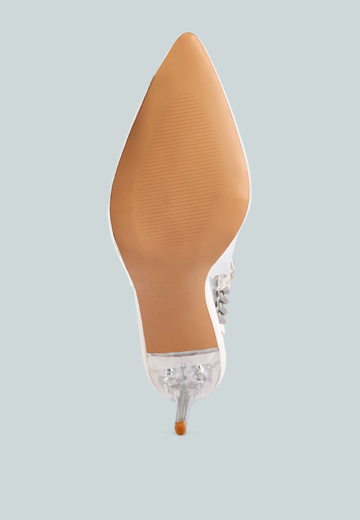 goddess metallic stiletto heel slingback sandals by ruw#color_white