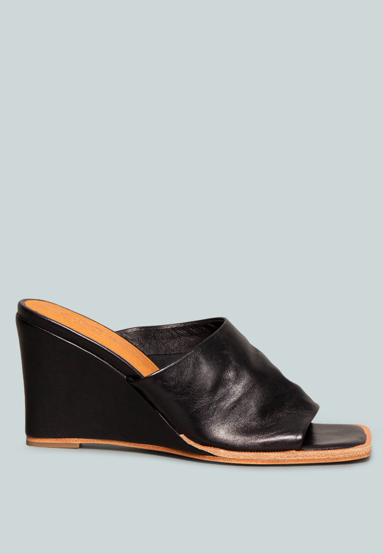 hepburn sliders wedge sandals#color_black