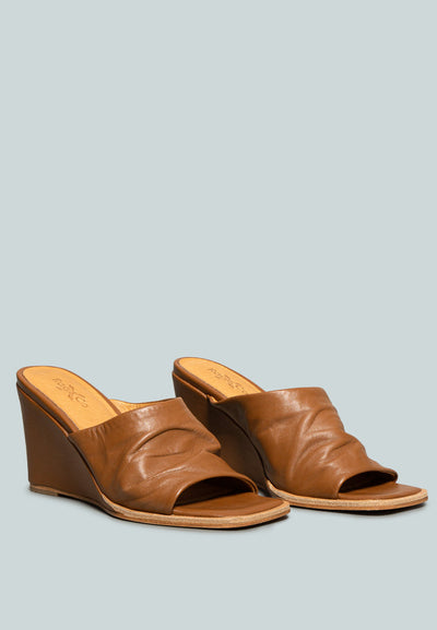 hepburn sliders wedge sandals#color_tan