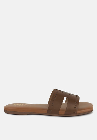 ivanka cut out slip on sandals#color_tan