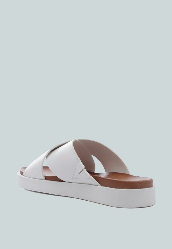 johana double strap slip-on flats#color_white