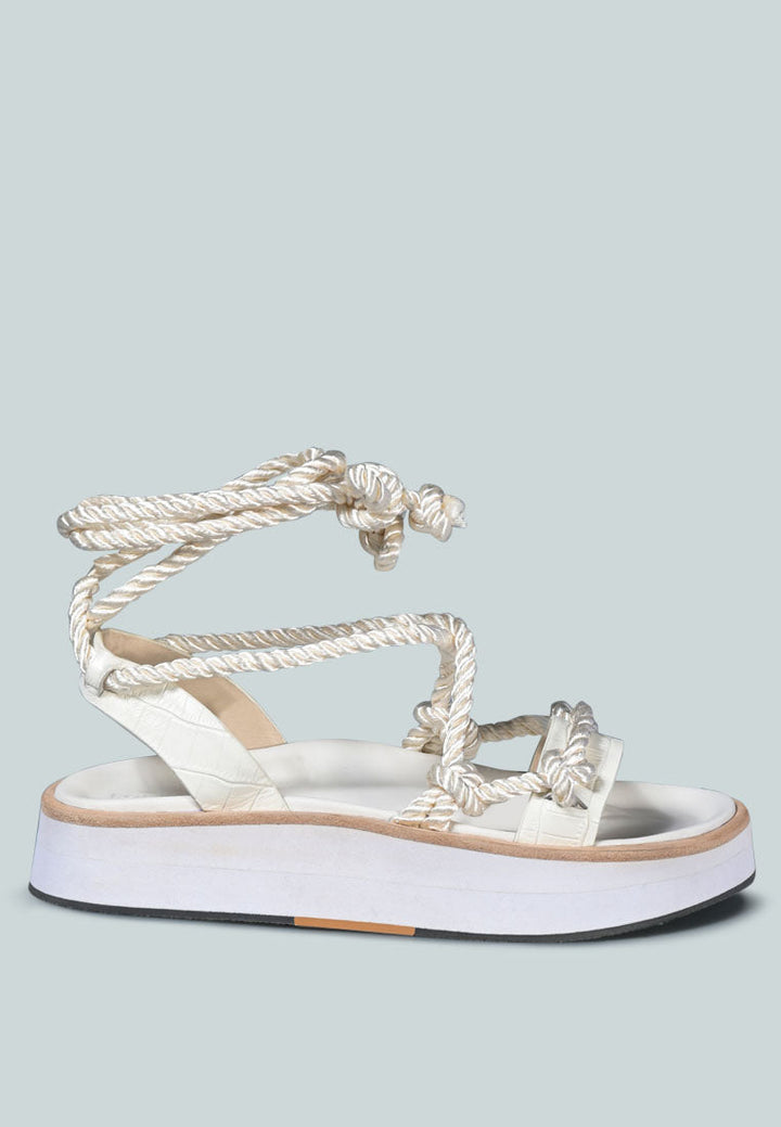 kendall strings platform leather sandal#color_white