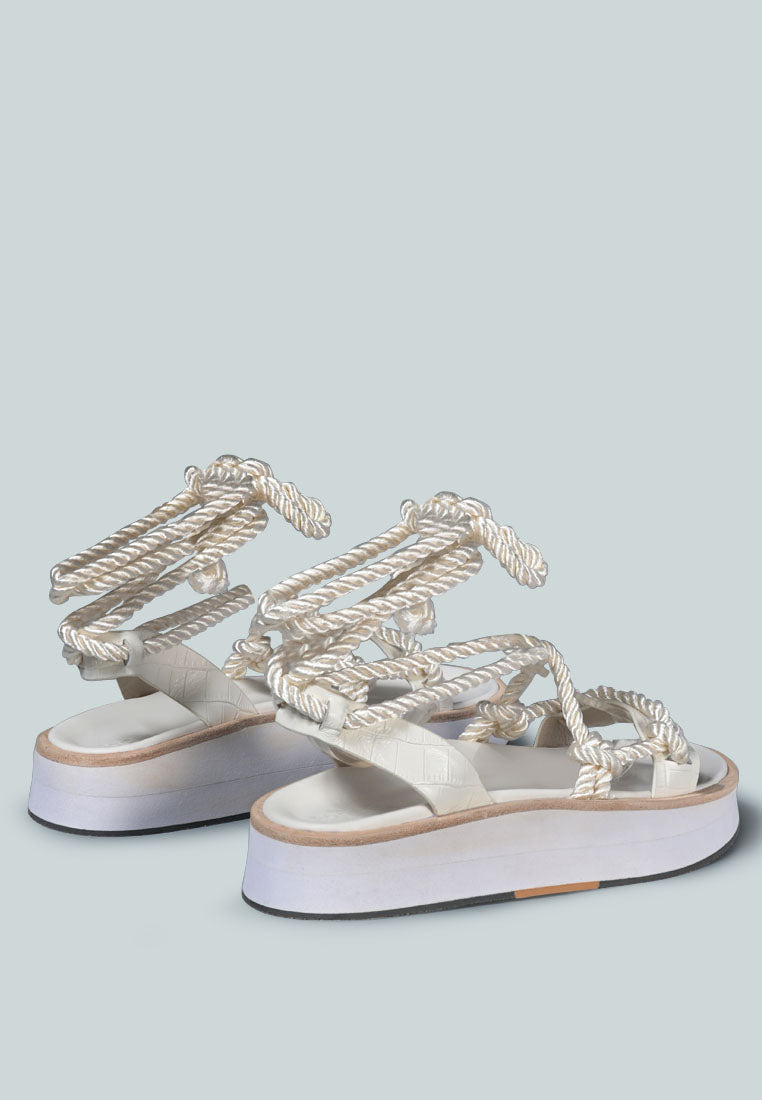 kendall strings platform leather sandal by ruw#color_white