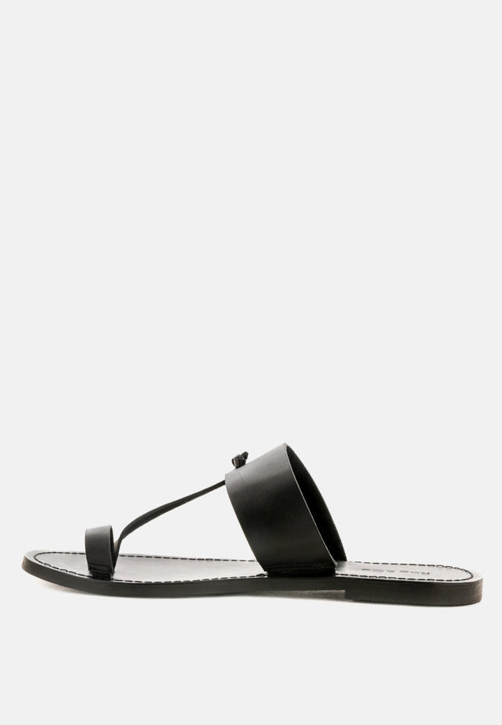 leona thong flat sandals by ruw#color_black