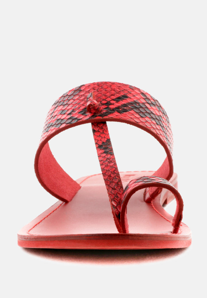 leona thong flat sandals by ruw#color_red