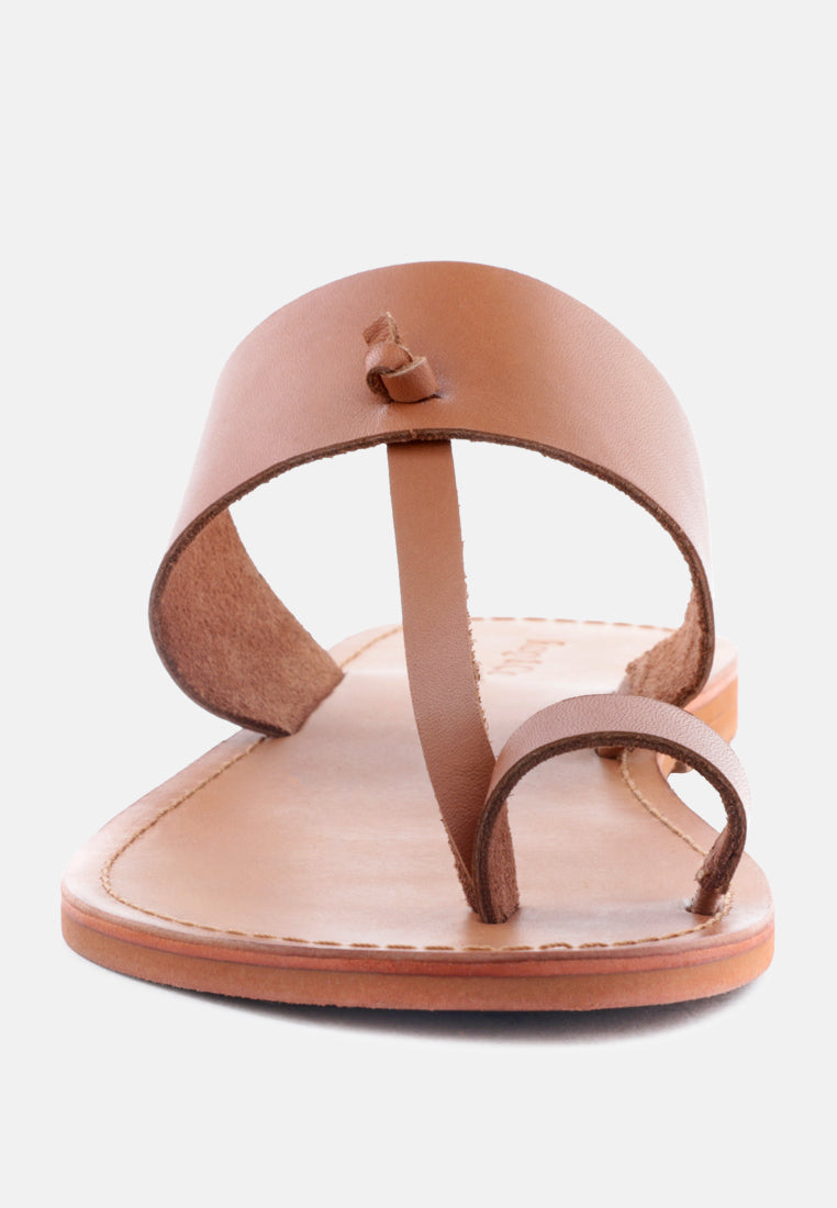 leona thong flat sandals#color_tan