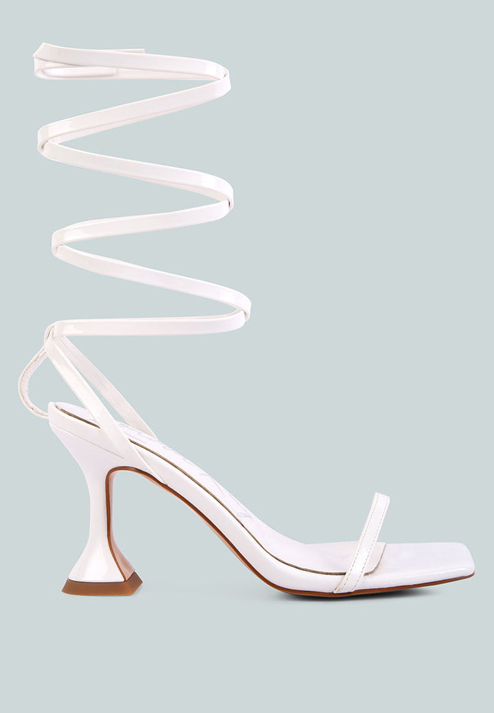 lewk strappy tie up spool heel sandals by ruw#color_white