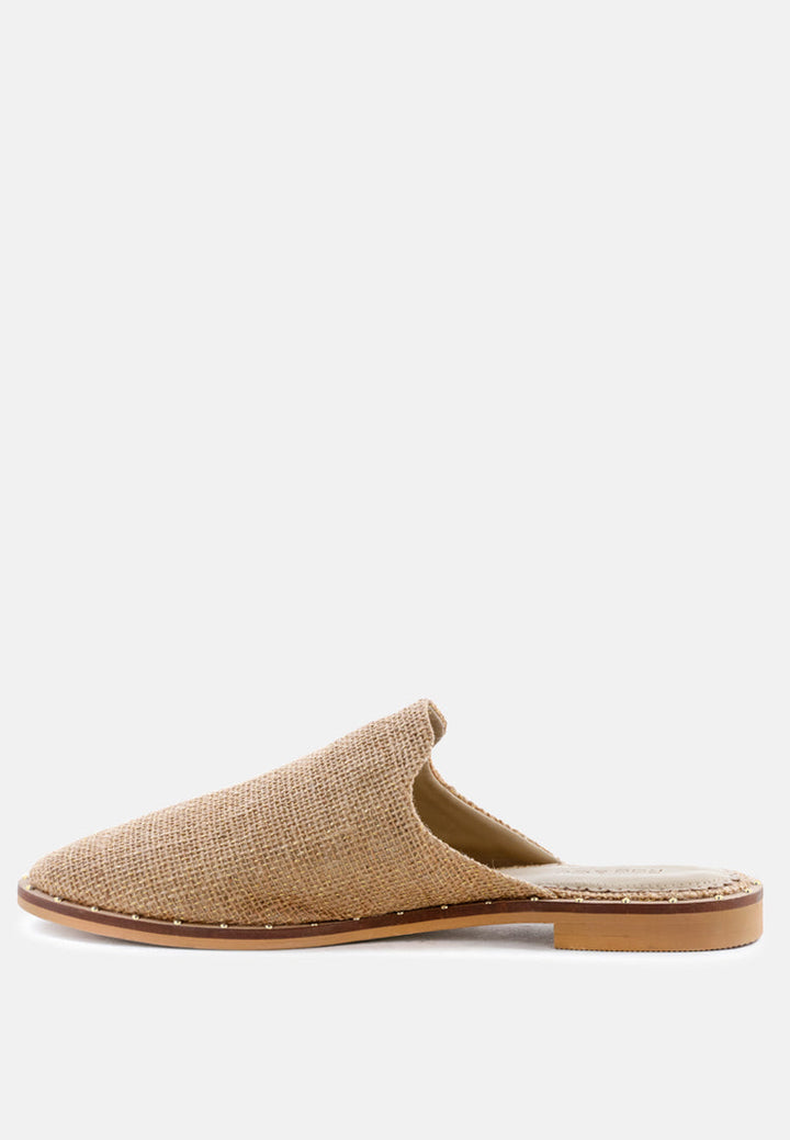 lia handcrafted canvas mules by ruw#color_camel