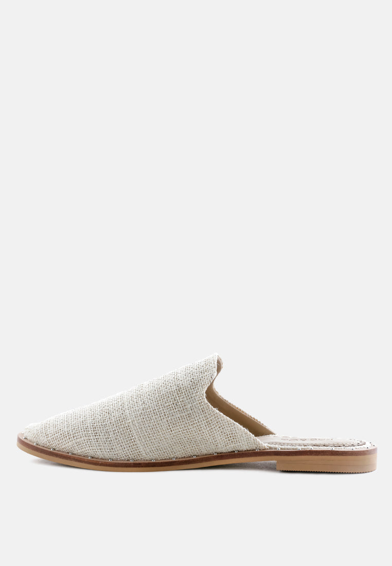 lia handcrafted canvas mules#color_silver
