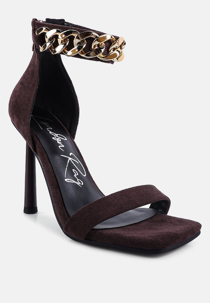 last sip micro suede high heel sandals by ruw#color_brown