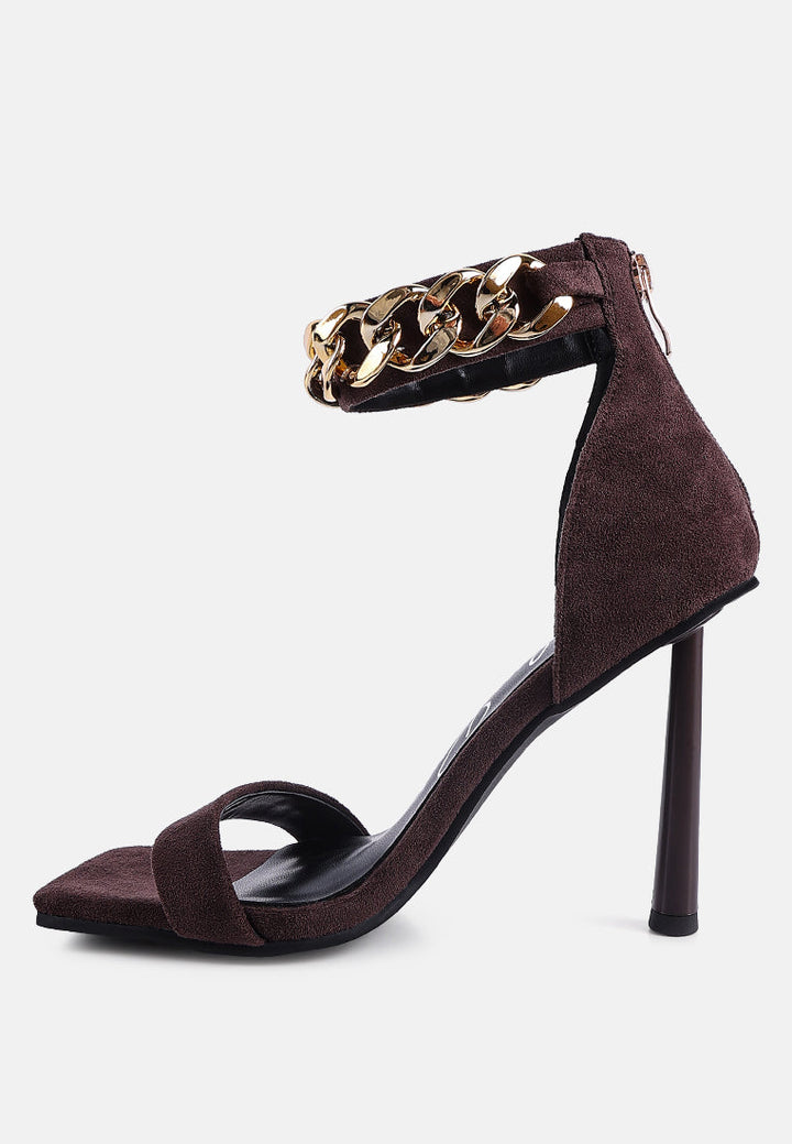 last sip micro suede high heel sandals by ruw#color_brown