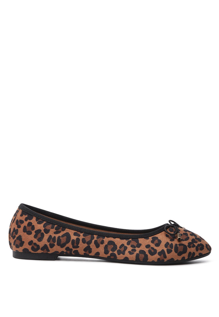 wendy leopard print bow ballerinas#color_leopard