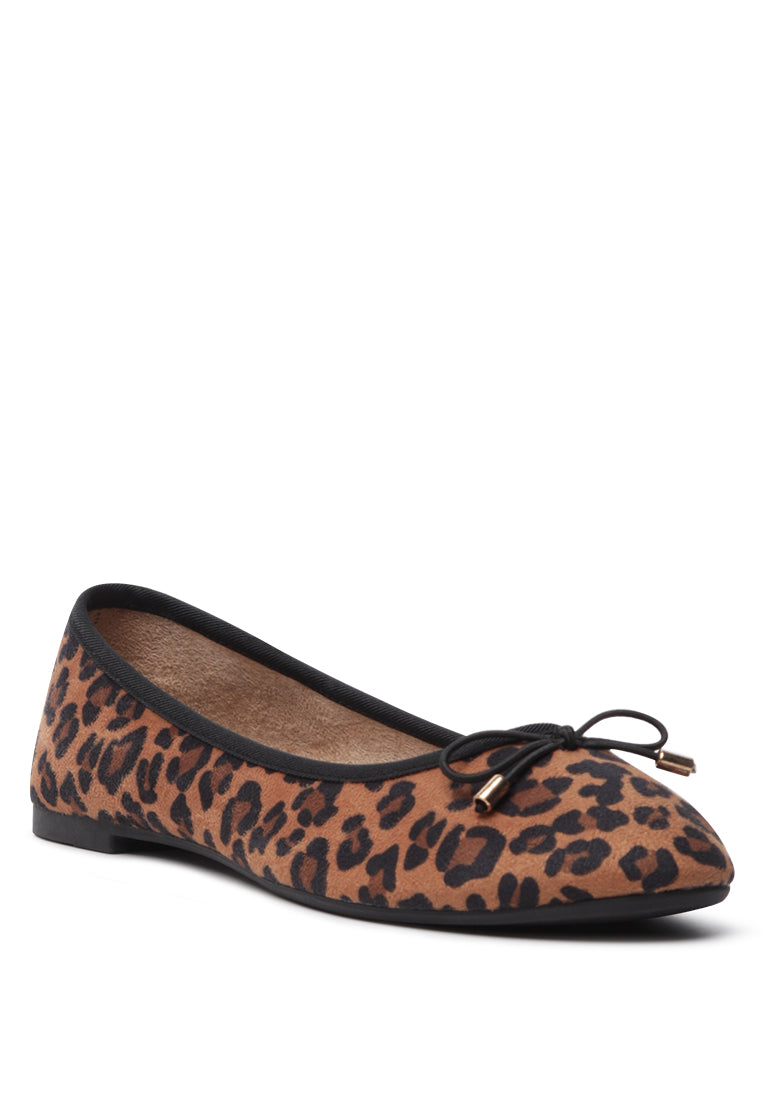 wendy leopard print bow ballerinas#color_leopard