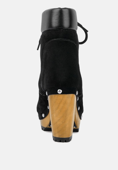 maaya handcrafted collared suede boot#color_black