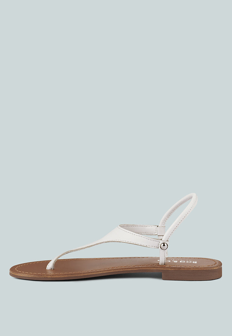 madeline flat thong sandals#color_white