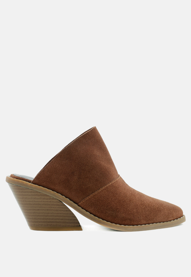 mae classic mules heels#color_brown