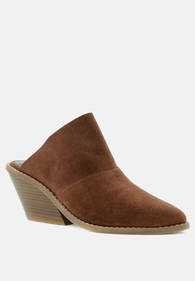 mae classic mules heels#color_brown