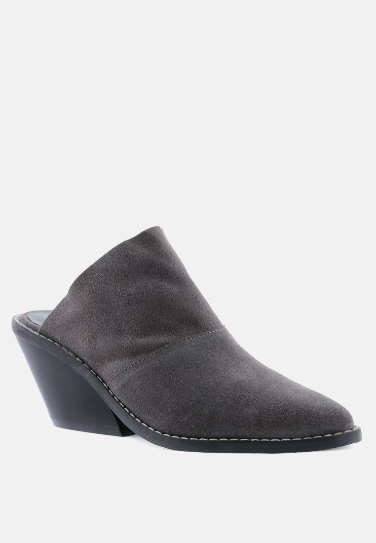 mae classic mules heels#color_grey