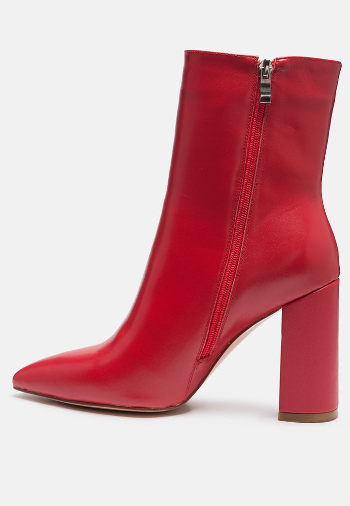 block heeled leather ankle boot by ruw#color_red