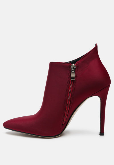 melba pointed toe stiletto boot#Color_Burgundy