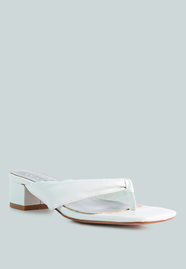 memestar low heel thong sandals by ruw#color_white