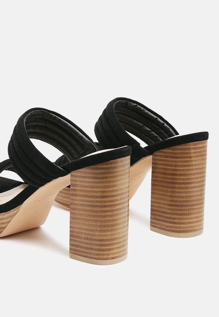 mille-feux suede slip-on block heeled sandal#color_black