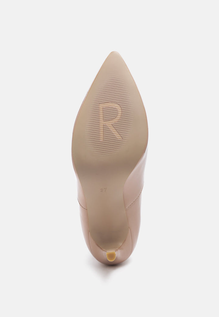 molina high heeled chelsea boot by ruw#color_nude