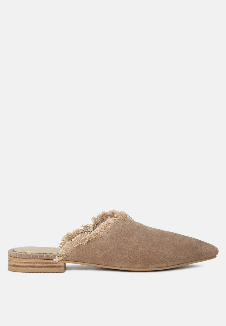 molly frayed leather mules by ruw#color_taupe