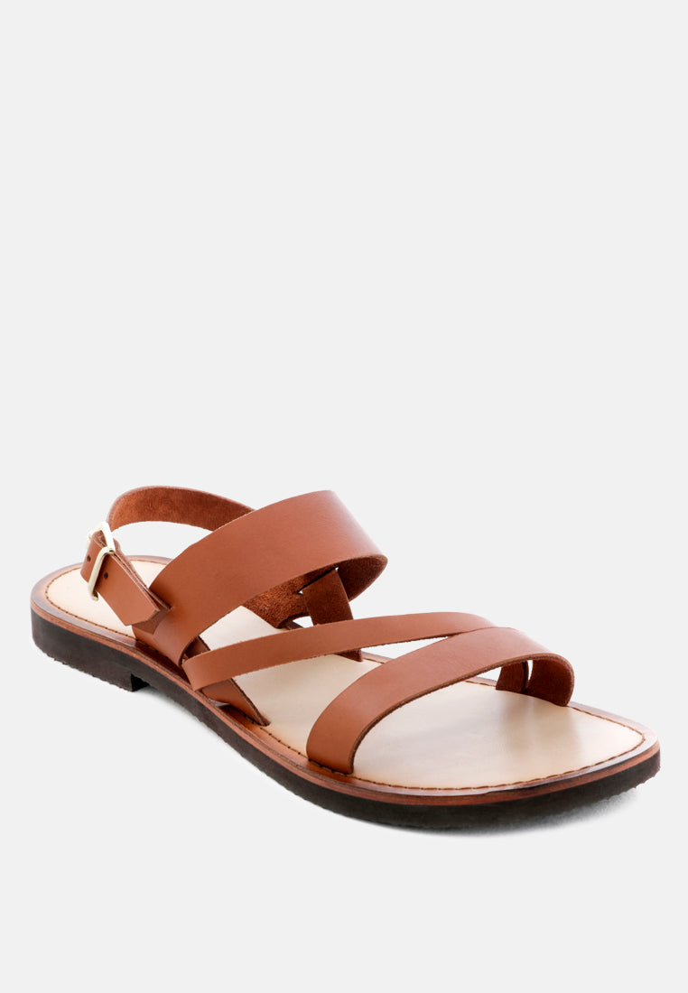 mona flat summer sandals#color_tan