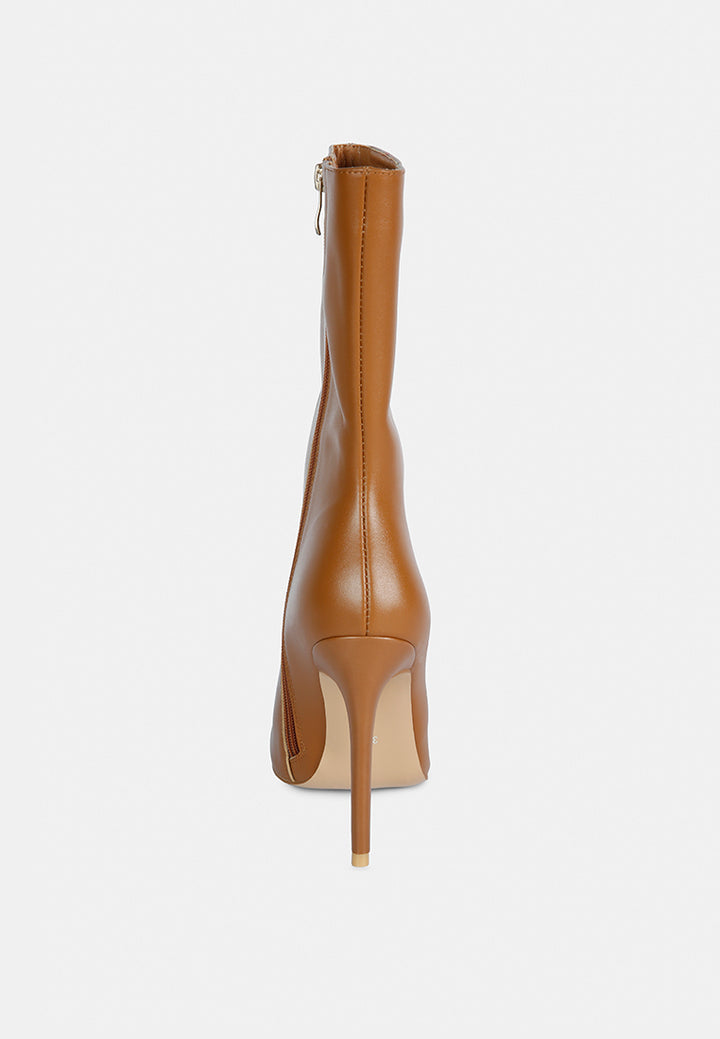 over the ankle leather stiletto boot#color_tan